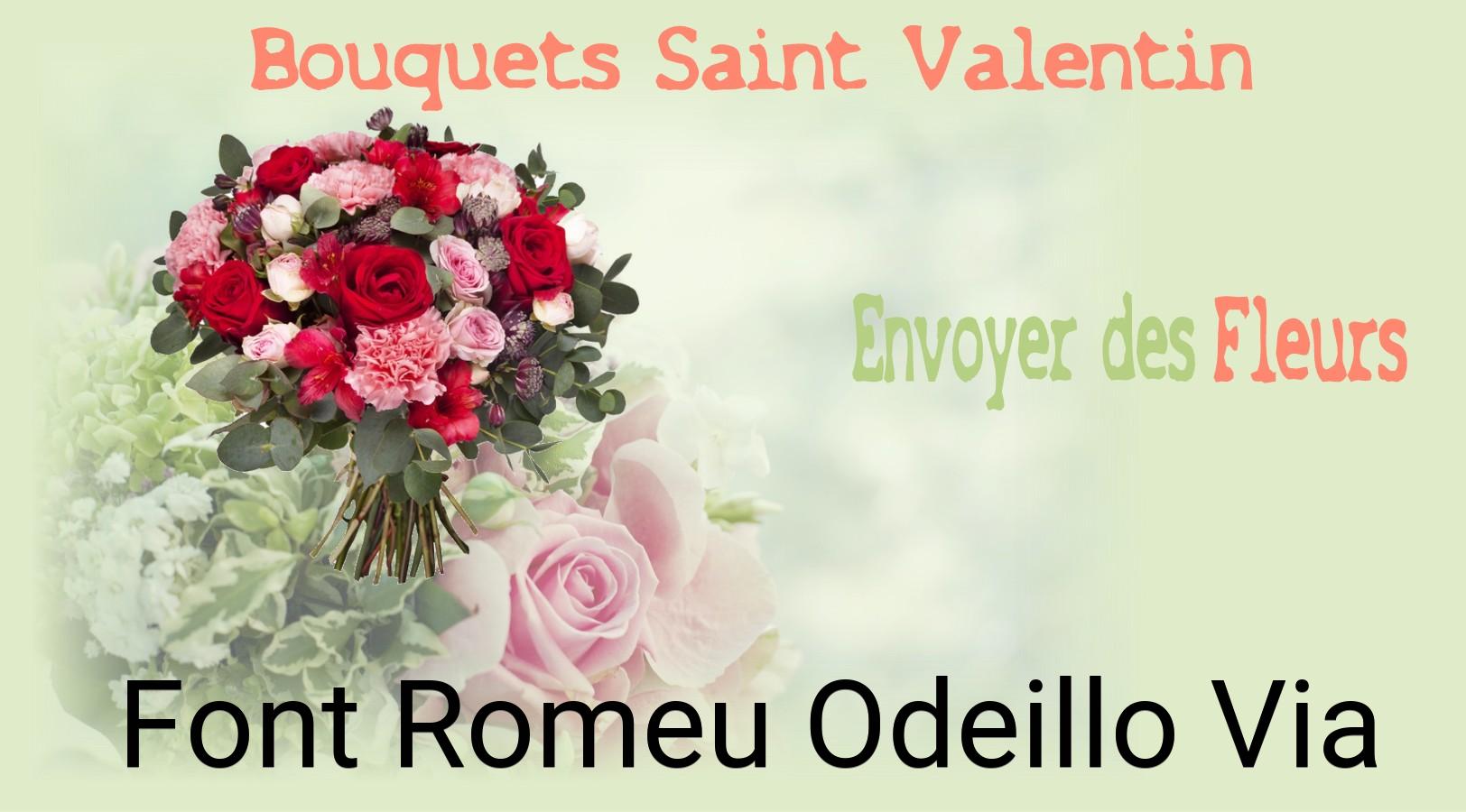 Roses de Saint-Valentin livrées à Font-Romeu-Odeillo-Via